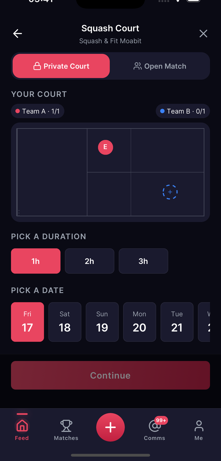 VenueBookTab live availability